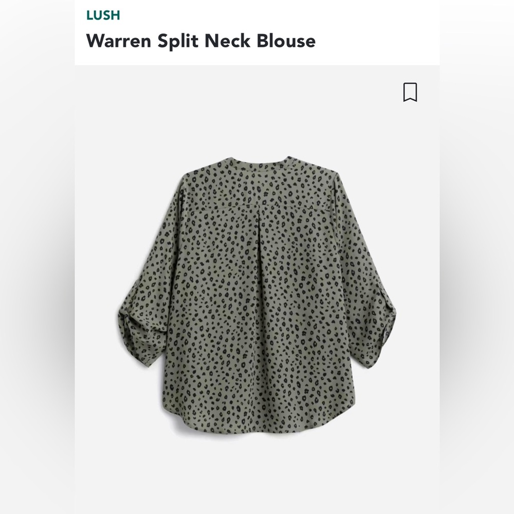 Warren Split Neck blouse